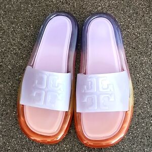 Tory Burch jelly slides sz 8